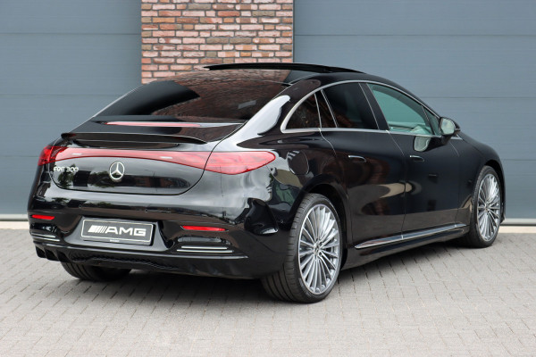 Mercedes-Benz EQE 300 Business Solution AMG 90 kWh | Luchtvering | Distronic | Memory | Panoramadak | Warmtepomp | Camera | Keyless Go | Dodehoekassistent |