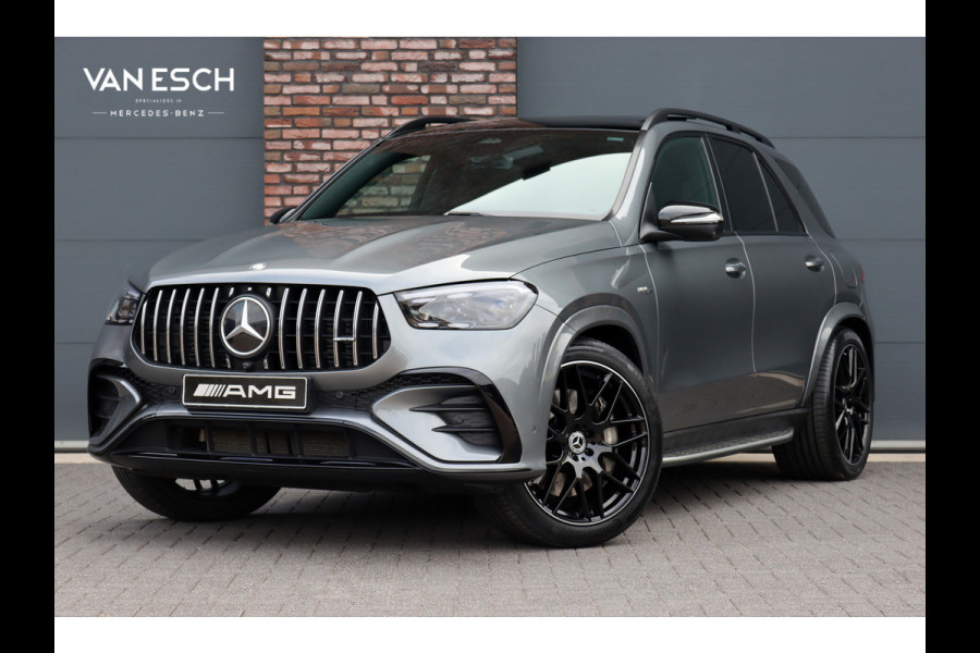 Mercedes-Benz GLE AMG 53 Hybrid 4MATIC+ Premium | Luchtvering | Stoelventilatie | Trekhaak | Burmester | Vlakkenverwarming | Keyless Go | Surround Camera | Nappa Leder | HUD |