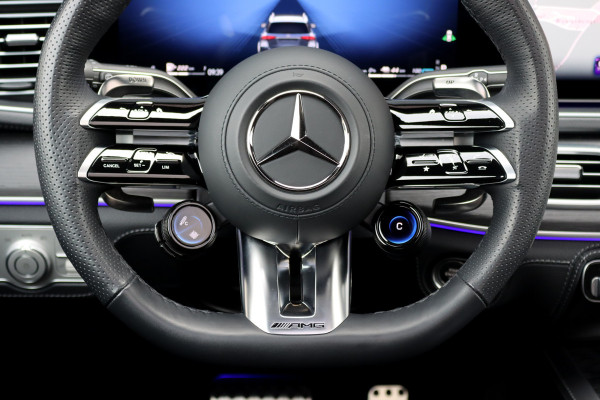 Mercedes-Benz GLE AMG 53 Hybrid 4MATIC+ Premium | Luchtvering | Stoelventilatie | Trekhaak | Burmester | Vlakkenverwarming | Keyless Go | Surround Camera | Nappa Leder | HUD |