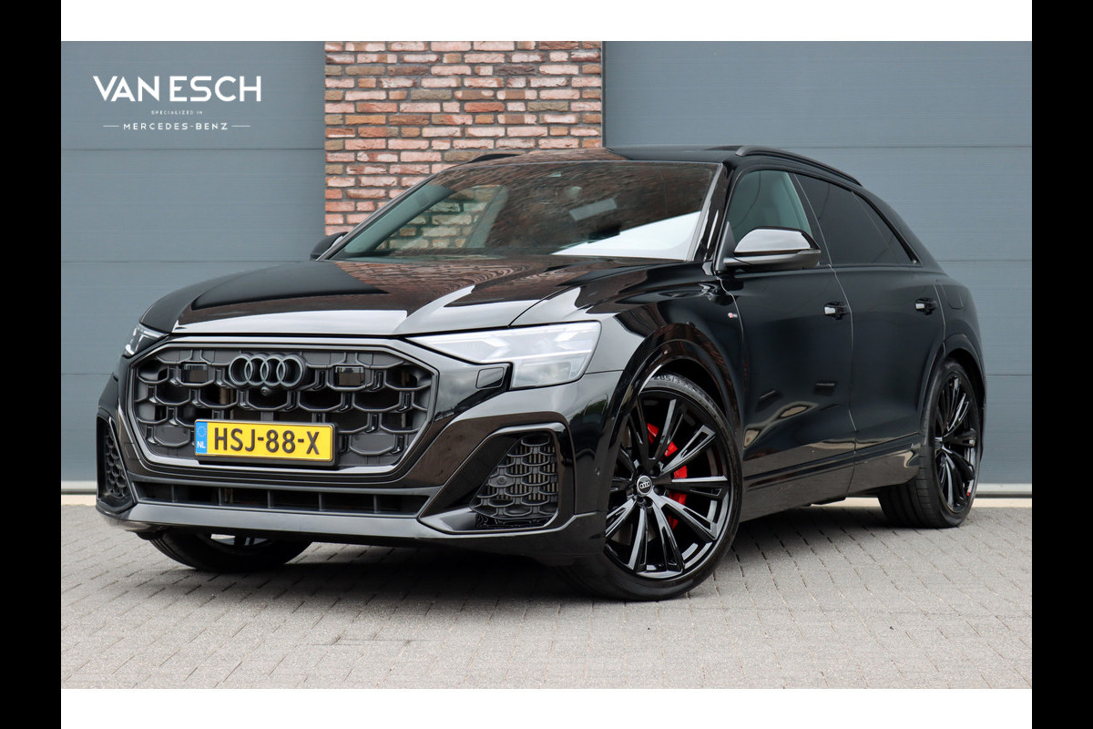 Audi Q8 55 TFSI e Quattro Pro Line S | Luchtvering | Achterasbesturing | ACC | Bang&Olufsen | Trekhaak | Matrix-LED | Soft-Close | Verwarmd Stuurwiel | Panoramadak | Keyless Entry |