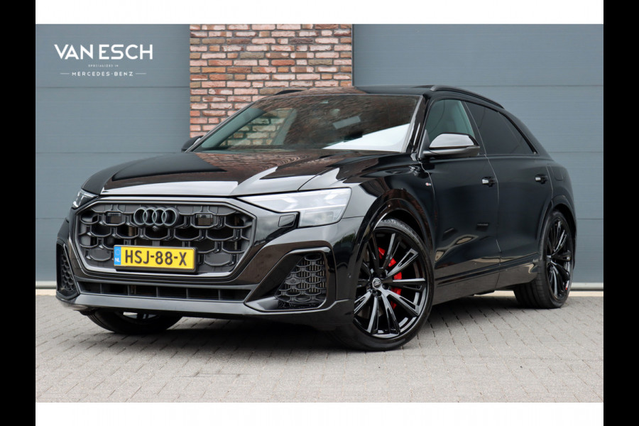 Audi Q8 55 TFSI e Quattro Pro Line S | Luchtvering | Achterasbesturing | ACC | Bang&Olufsen | Trekhaak | Matrix-LED | Soft-Close | Verwarmd Stuurwiel | Panoramadak | Keyless Entry |