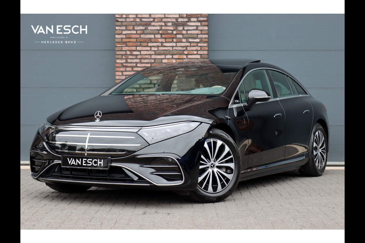 Mercedes-Benz EQS 350 Exclusive Line 118 kWh | Manufaktur | Hyperscreen | Luchtvering | Achterasbesturing | Comfortpakket Plus Achter | Burmester | Soft-Close | Massage | HUD | MBUX Tablet |