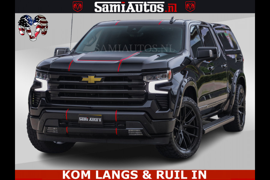 Chevrolet Silverado HULK PACK | BEAST | HUIF | BLACK OPS | BOM VOL | GARANTIE TOT 24-01-2028 | DC 5 PERSOONS | DUBBELE CABINE | HUD | COMFORT STOELEN GEKOELD EN VERWARMD | BOSE | EN NOG VEEL MEER ....| 6.2 V8 426PK |