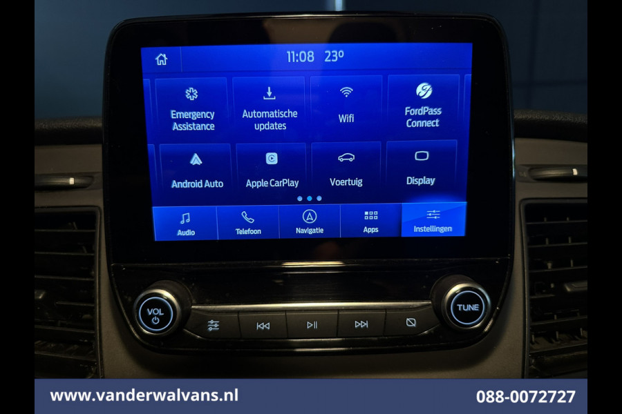 Ford Transit Custom 2.0 TDCI L2H1 Euro6 Airco | Camera | Navigatie | Apple Carplay | Cruisecontrol | LED Android Auto, Stoelverwarming, Verwarmde voorruit, Parkeersensoren, Bijrijdersbank, 2800kg trekvermogen