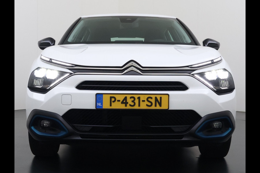 Citroën Ë-C4 Feel 50kWh 360°Camera 3D-Navi Ecc Apple Carplay Android Auto Cruise Control Regen-Lichtsensor Pdc Led Lmv SOH 89% Lane Assist Isofix Connected Apps Bluetooth DAB 1e Eigenaar Dealeronderhouden Origineel Nederlandse Auto
