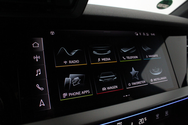 Audi A3 Sportback 40 TFSI e S line edition > Sfeerverlichting/18inch/Trekhaak/Plug in hybrid/Mythos Black