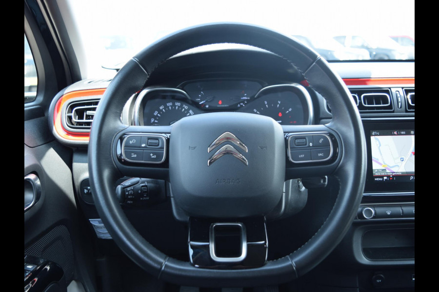 Citroën C3 1.2 PureTech S&S Shine | 100 PK | 17" ZWARTE LM VELGEN | CLIMATE CONTROL | PARKEERSENSOREN MET CAMERA | CRUISE CONTROL | NAVI |