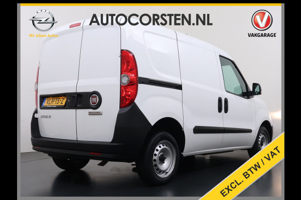 Fiat Doblò Cargo 1.6JTD 101PK 3-Persoons Airco Euro 6 S Betonplex Vloer Wandbetimmering Schuifdeur Dealeronderhouden Origineel Nederlandse Auto
