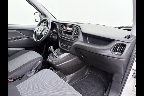 Fiat Doblò Cargo 1.6JTD 101PK 3-Persoons Airco Euro 6 S Betonplex Vloer Wandbetimmering Schuifdeur Dealeronderhouden Origineel Nederlandse Auto