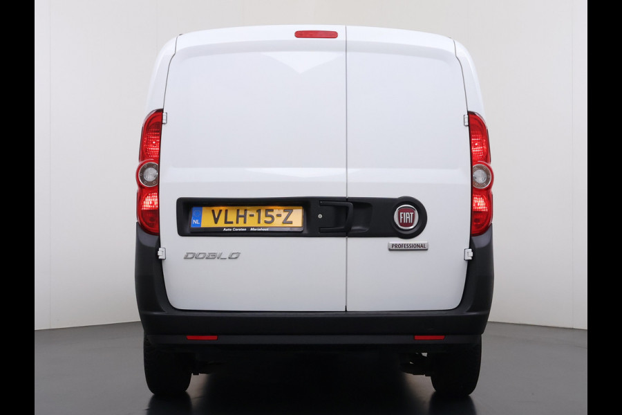 Fiat Doblò Cargo 1.6JTD 101PK 3-Persoons Airco Euro 6 S Betonplex Vloer Wandbetimmering Schuifdeur Dealeronderhouden Origineel Nederlandse Auto