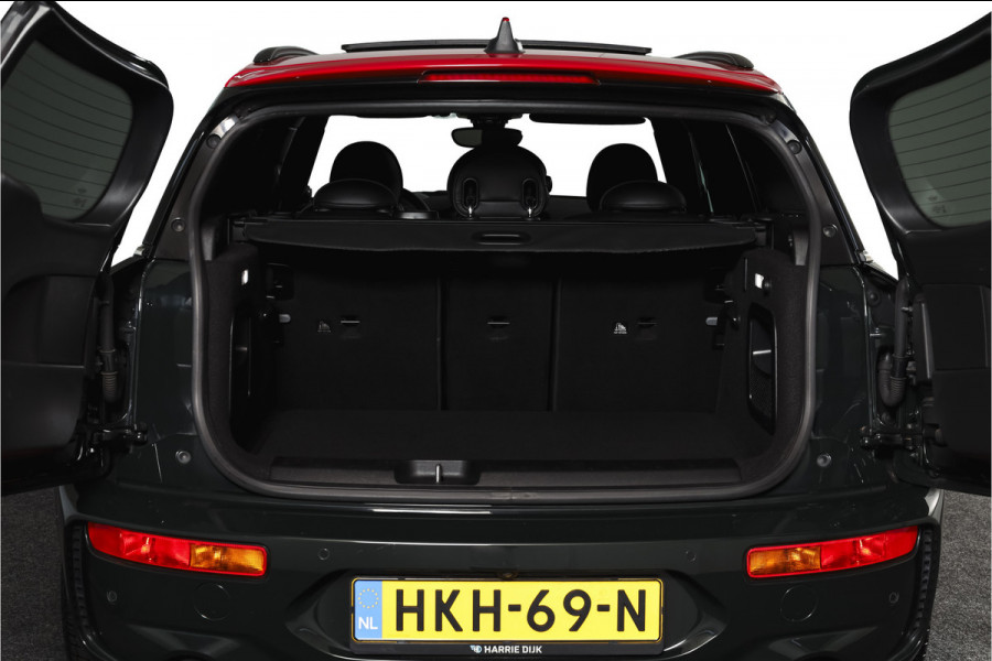 MINI Clubman 2.0 JCW ALL4 Chili | S/K-Panodak | Adapt. Cruise | Stoelverw. | PDC | Camera | NAV + App.Connect | ECC | Harman Kardon | LM 19" |