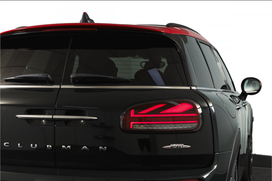 MINI Clubman 2.0 JCW ALL4 Chili | S/K-Panodak | Adapt. Cruise | Stoelverw. | PDC | Camera | NAV + App.Connect | ECC | Harman Kardon | LM 19" |