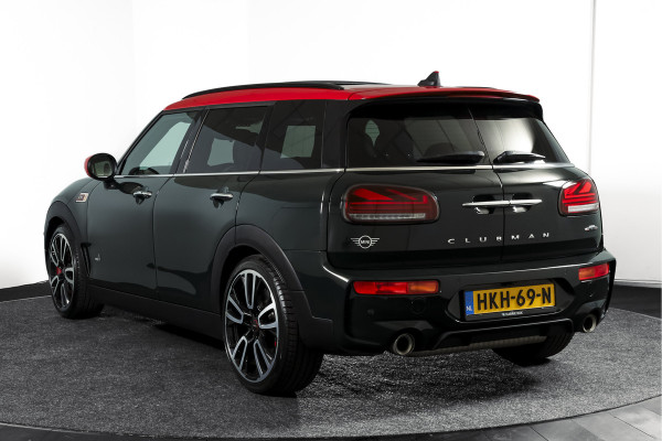 MINI Clubman 2.0 JCW ALL4 Chili | S/K-Panodak | Adapt. Cruise | Stoelverw. | PDC | Camera | NAV + App.Connect | ECC | Harman Kardon | LM 19" |
