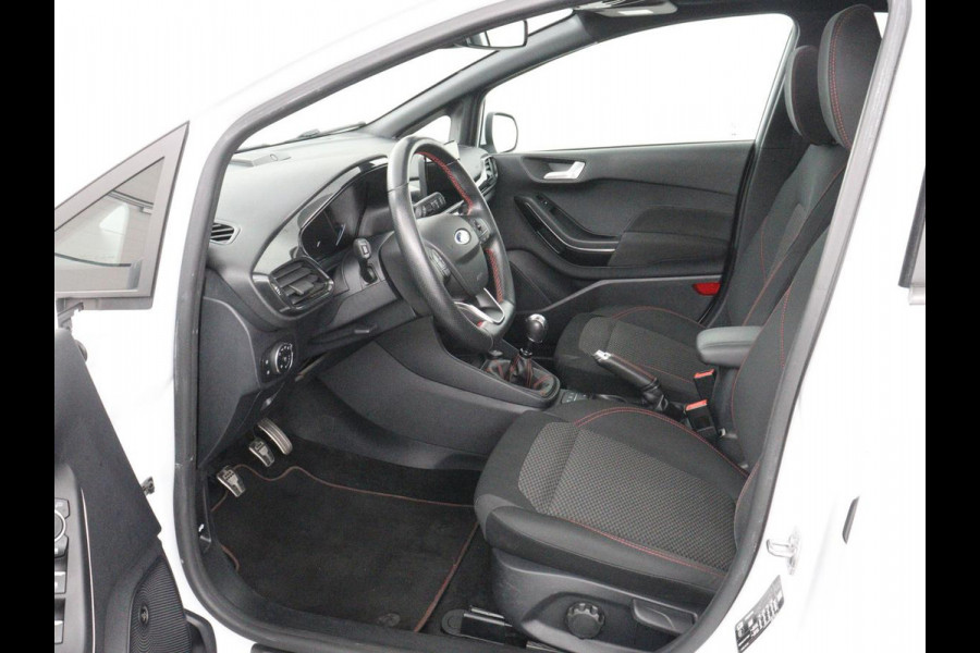 Ford Fiesta 1.0 EcoBoost Hybrid ST-Line X | Panoramadak | Stoel & Stuurverwarming | Bang & Olufsen | Adaptive cruise | Climate control | Camera | Navigatie | Bluetooth | DAB+ | Park assist | Side assist | Mirrorlink
