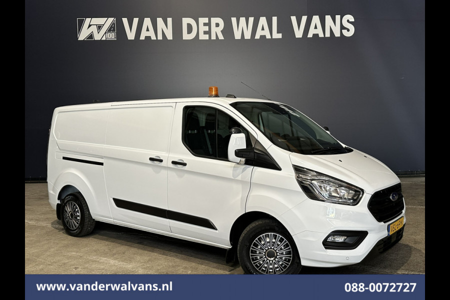 Ford Transit Custom 2.0 TDCI 130pk L2H1 Euro6 Airco | Camera | LED | Apple Carplay | Cruisecontrol | 2800kg Trekhaak Cruisecontrol, Stoelverwarming, Verwarmde voorruit, Parkeersensoren, Bijrijdersbank