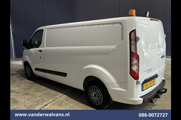 Ford Transit Custom 2.0 TDCI 130pk L2H1 Euro6 Airco | Camera | LED | Apple Carplay | Cruisecontrol | 2800kg Trekhaak Cruisecontrol, Stoelverwarming, Verwarmde voorruit, Parkeersensoren, Bijrijdersbank