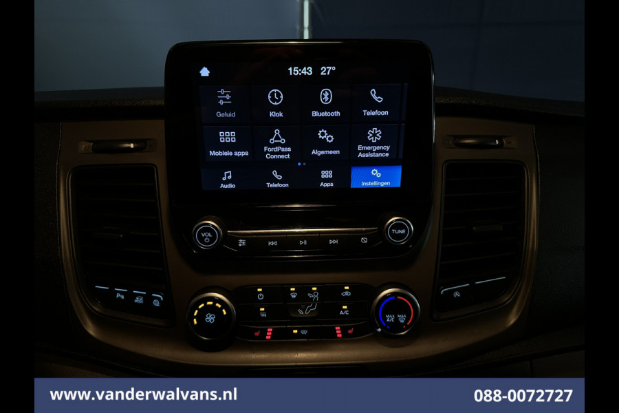Ford Transit Custom 2.0 TDCI 130pk L2H1 Euro6 Airco | Camera | LED | Apple Carplay | Cruisecontrol | 2800kg Trekhaak Cruisecontrol, Stoelverwarming, Verwarmde voorruit, Parkeersensoren, Bijrijdersbank