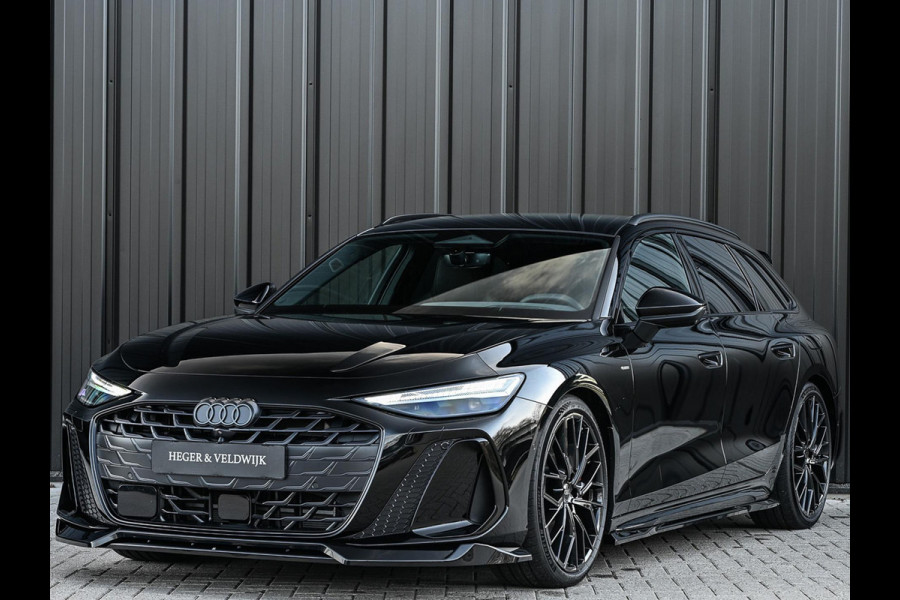 Audi A6 Avant 2.0 e-hybrid quattro S edition Competition | Panoramadak | B&O | Stoelventilatie en Massage | 360 Camera | Luchtvering | Ambiance Interieur | Achterasbesturing | Carbon Inleg | Head-Up | S-Seats | Passagiers Display |