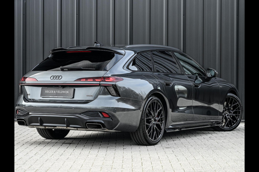 Audi A6 Avant 2.0 e-hybrid quattro S edition Competition | Panoramadak | B&O | Stoelventilatie en Massage | 360 Camera | Luchtvering | Ambiance Interieur | Achterasbesturing | Carbon Inleg | Head-Up | S-Seats | Passagiers Display |
