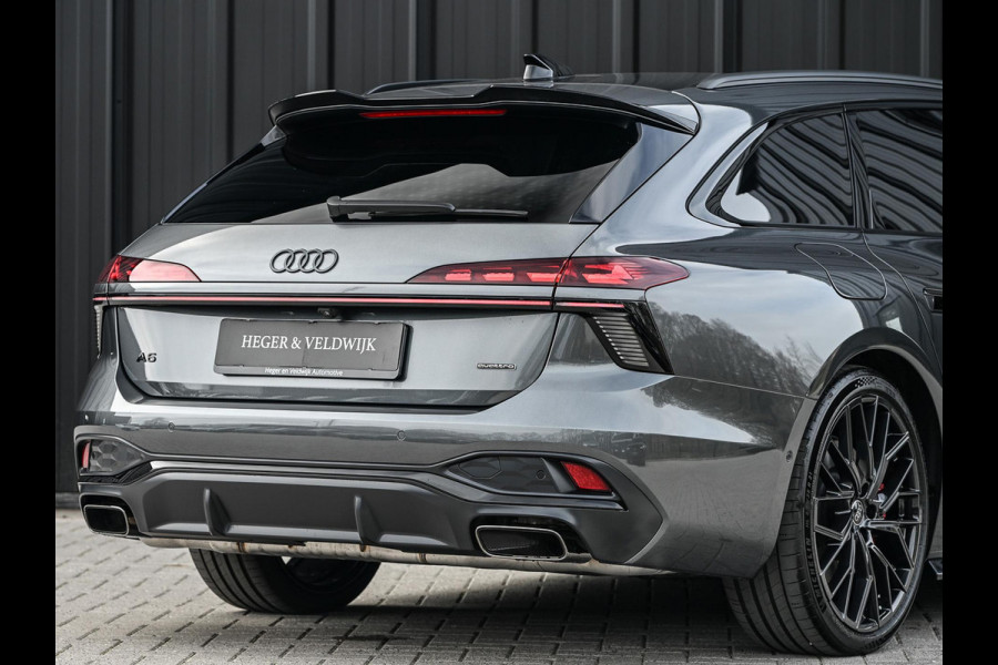 Audi A6 Avant 2.0 e-hybrid quattro S edition Competition | Panoramadak | B&O | Stoelventilatie en Massage | 360 Camera | Luchtvering | Ambiance Interieur | Achterasbesturing | Carbon Inleg | Head-Up | S-Seats | Passagiers Display |