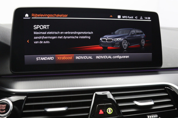 BMW 5 Serie Touring 530e 293 PK M-Sport High Executive PHEV, Panoramadak, Driv. Ass. Prof, Head-Up, Sfeerverlichting,