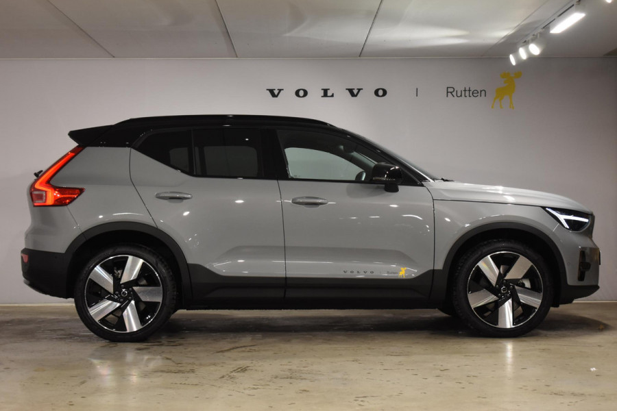 Volvo EX40 252PK Single Motor Extended Range 82 kWh Plus / Lounge pakket / Extra getint glas / Panoramadak / 360 camera / 20''velgen / zwart dak