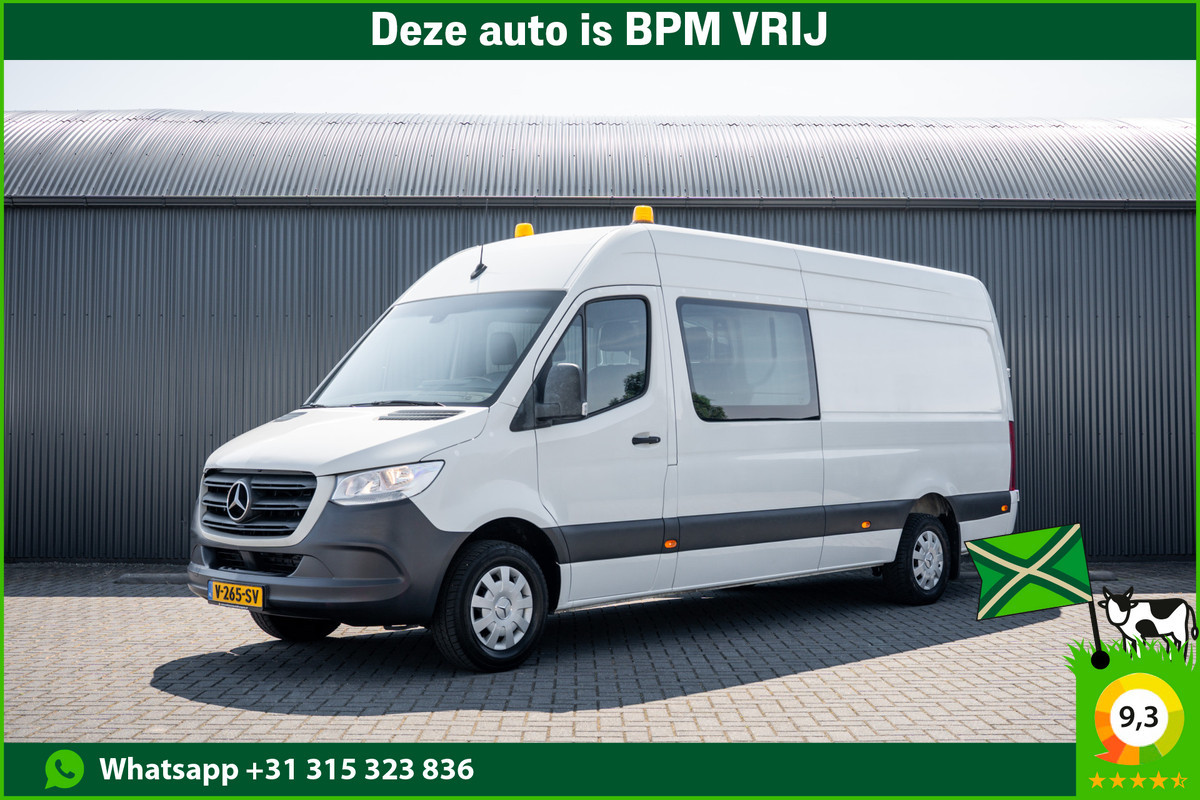Mercedes-Benz Sprinter 314 CDI L3H2 | DC | Dubbele Cabine | Mixto | Automaat | 1e Eigenaar | Mbux | Cruise | Climatronic