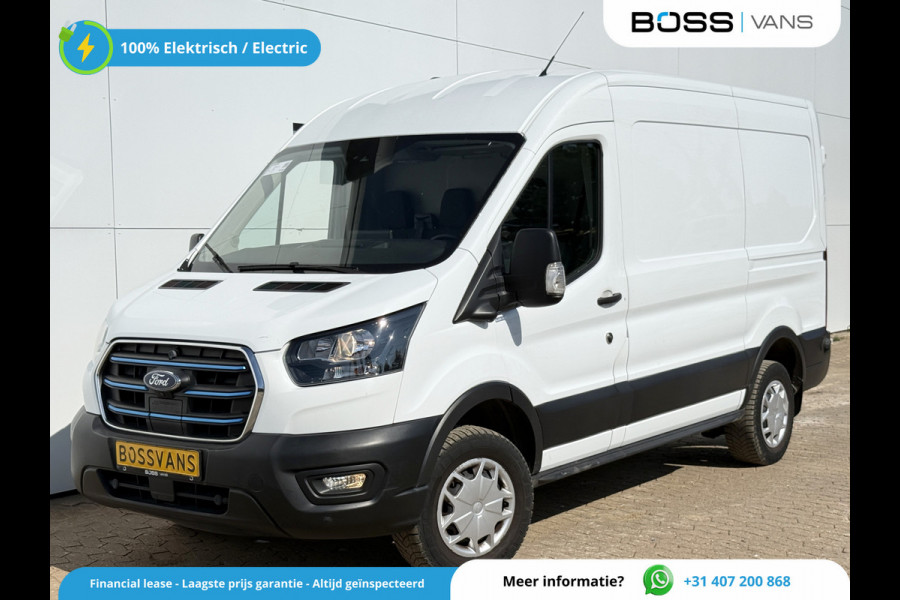 Ford E-Transit 68 kWh 184PK L2H2 316km WLTP 96,6% (SOH) Climate Control Cruise Control CarPlay Navigatie Parkeersensoren v+a