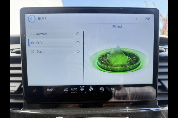 Ford E-Transit 68 kWh 184PK L2H2 316km WLTP 96,6% (SOH) Climate Control Cruise Control CarPlay Navigatie Parkeersensoren v+a