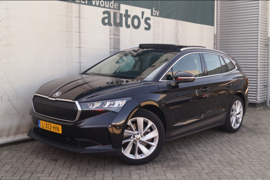 Škoda ENYAQ iV 80 204pk 77kWh -SOH91%-PANO-TREKHAAK-ECC-PDC-