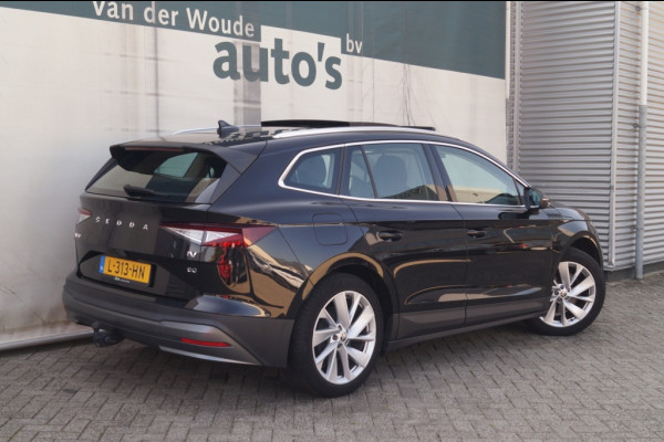Škoda ENYAQ iV 80 204pk 77kWh -SOH91%-PANO-TREKHAAK-ECC-PDC-
