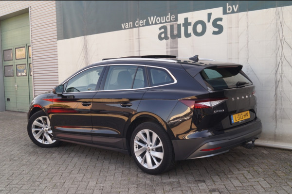 Škoda ENYAQ iV 80 204pk 77kWh -SOH91%-PANO-TREKHAAK-ECC-PDC-