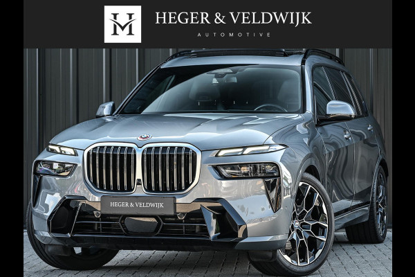 BMW X7 xDrive40i High Executive 7P | Panoramadak | Alcantara Hemel | Harman/Kardon | Iconic Glow | Stoelventilatie + Massage | Actice Cruise | Ambiance Interieur | HUD | Luchtvering |