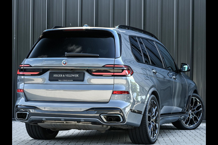 BMW X7 xDrive40i High Executive 7P | Panoramadak | Alcantara Hemel | Harman/Kardon | Iconic Glow | Stoelventilatie + Massage | Actice Cruise | Ambiance Interieur | HUD | Luchtvering |