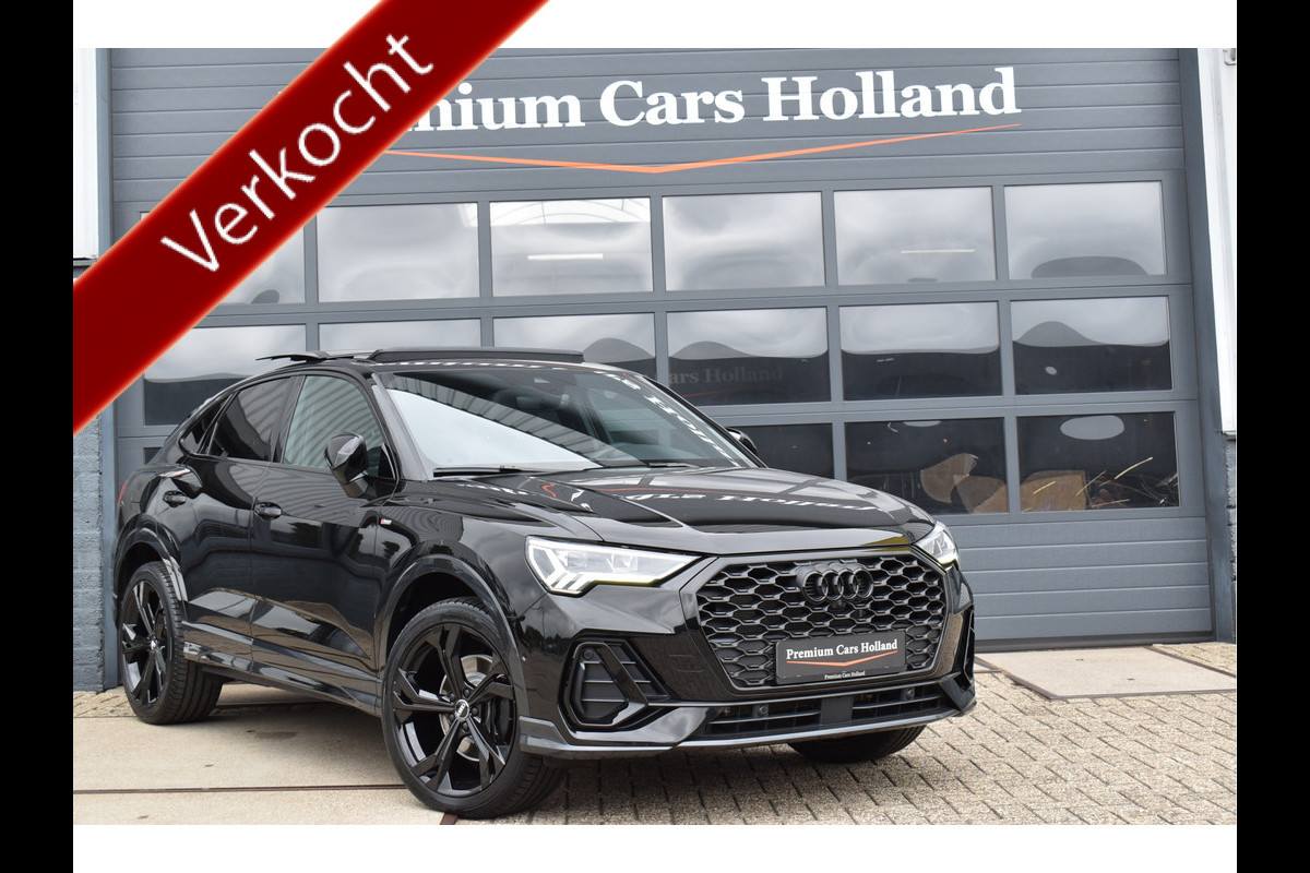Audi Q3 Sportback 45 TFSI e S-Line 245 Pk Pano Memory Sfeer Keyless Vol Leder 360 Camera 20 Inch