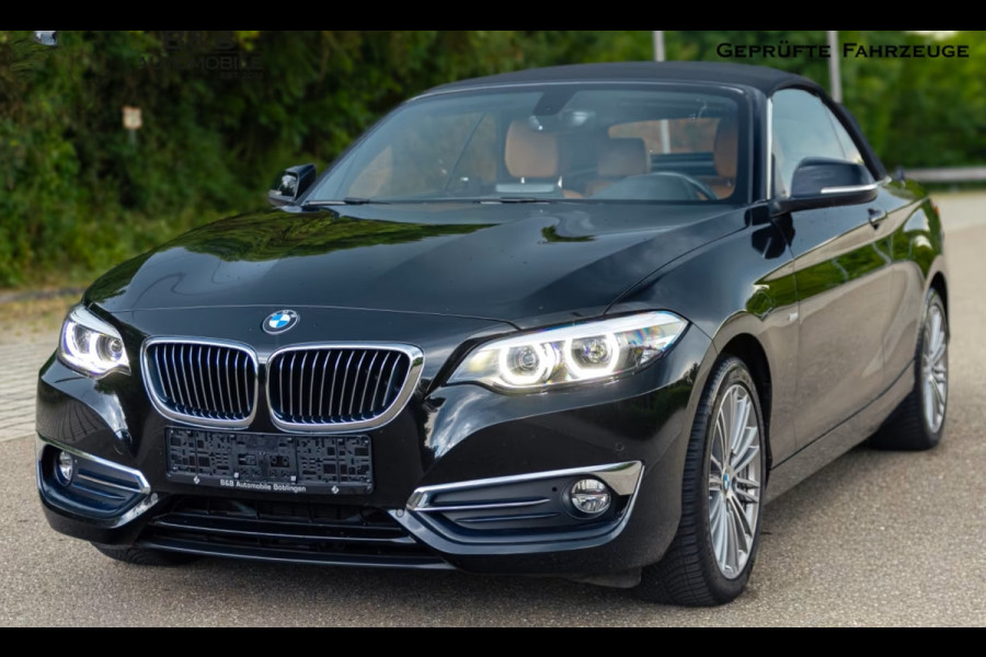 BMW 2 Serie Cabrio 220iA EDITION-2 ** LED, COGNAC LEDER, NAVI, CAMERA, 17-inch LMV ** 1e EIG - UNFALLFREI  ** ** INFORMEER OOK NAAR ONZE AANTREKKELIJKE FINANCIAL-LEASE TARIEVEN **