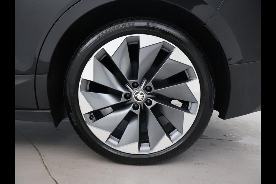 Škoda ENYAQ iV 80 + LEDER | PANORAMA | TREKHAAK | 21 INCH | ADAPTIVE CRUISE | CAMERA | STOELVERW. | MATRIX LED
