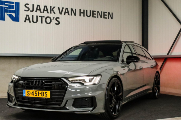 Audi A6 Avant 45 2.0TFSI Quattro S line Edition 245pk Automaat! 1e|Audi Exclusive Nardo|Panoramadak|Leder|LED Matrix|Black|21inch