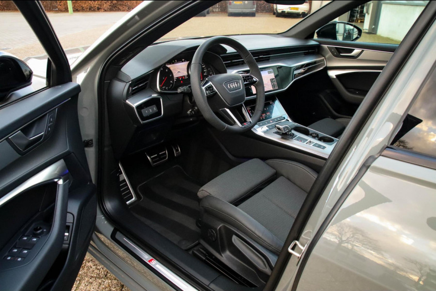 Audi A6 Avant 45 2.0TFSI Quattro S line Edition 245pk Automaat! 1e|Audi Exclusive Nardo|Panoramadak|Leder|LED Matrix|Black|21inch