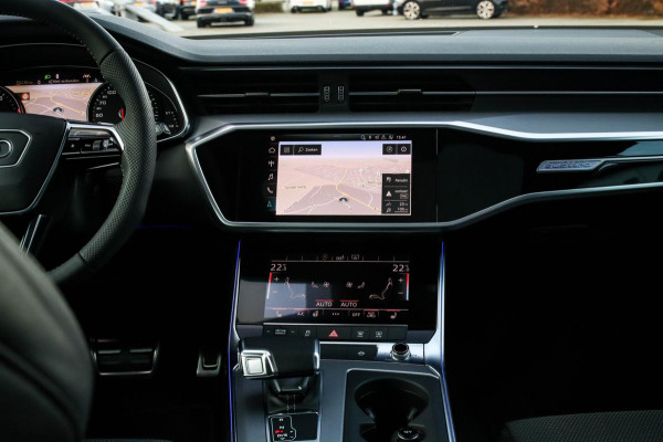 Audi A6 Avant 45 2.0TFSI Quattro S line Edition 245pk Automaat! 1e|Audi Exclusive Nardo|Panoramadak|Leder|LED Matrix|Black|21inch