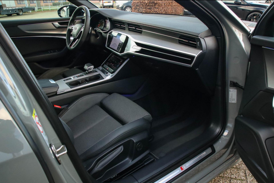 Audi A6 Avant 45 2.0TFSI Quattro S line Edition 245pk Automaat! 1e|Audi Exclusive Nardo|Panoramadak|Leder|LED Matrix|Black|21inch