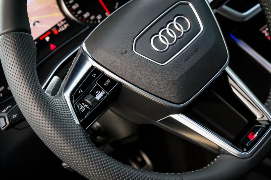Audi A6 Avant 45 2.0TFSI Quattro S line Edition 245pk Automaat! 1e|Audi Exclusive Nardo|Panoramadak|Leder|LED Matrix|Black|21inch
