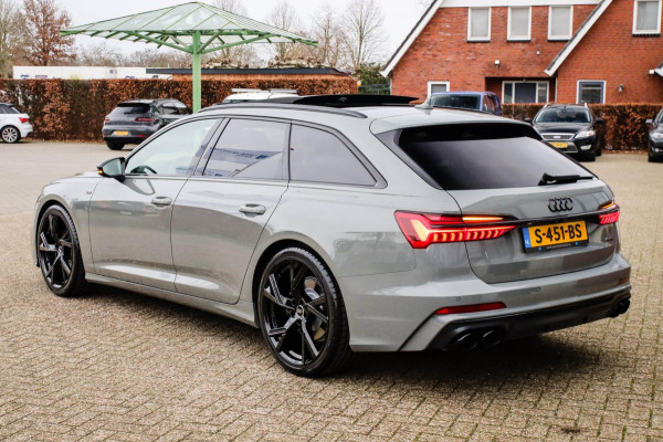 Audi A6 Avant 45 2.0TFSI Quattro S line Edition 245pk Automaat! 1e|Audi Exclusive Nardo|Panoramadak|Leder|LED Matrix|Black|21inch