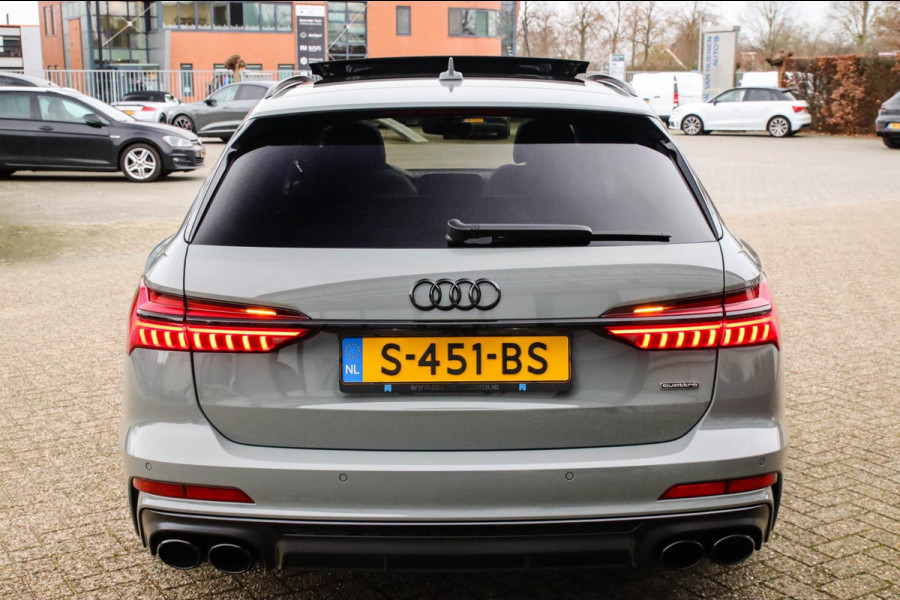 Audi A6 Avant 45 2.0TFSI Quattro S line Edition 245pk Automaat! 1e|Audi Exclusive Nardo|Panoramadak|Leder|LED Matrix|Black|21inch