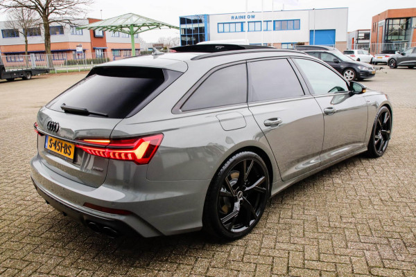 Audi A6 Avant 45 2.0TFSI Quattro S line Edition 245pk Automaat! 1e|Audi Exclusive Nardo|Panoramadak|Leder|LED Matrix|Black|21inch