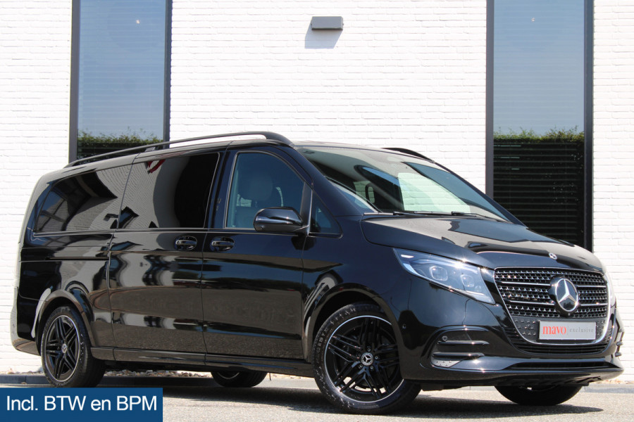 Mercedes-Benz V-Klasse 300d / XXL / AMG / Exclusive / 4-Matic / 6 Pers / Luchtv / Elec Stoel / 360 Cam / Burmester / Vol Opties / NIEUWSTAAT