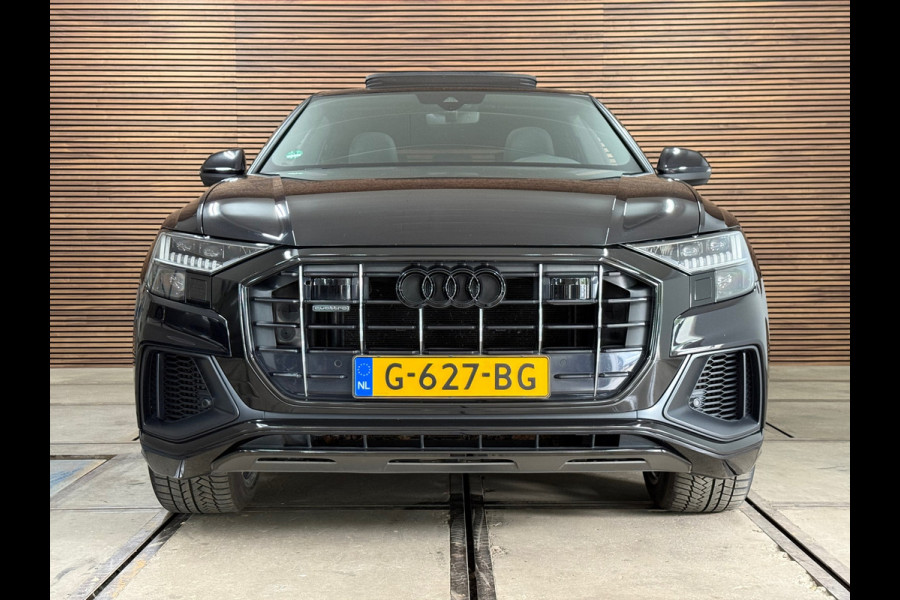 Audi Q8 55 TFSI quattro Pro Line Plus S Line |Black Pack | Luchtvering | PANO| Matrix-Led | 22INCH |BANG&OLUFSEN |TREKHAAK