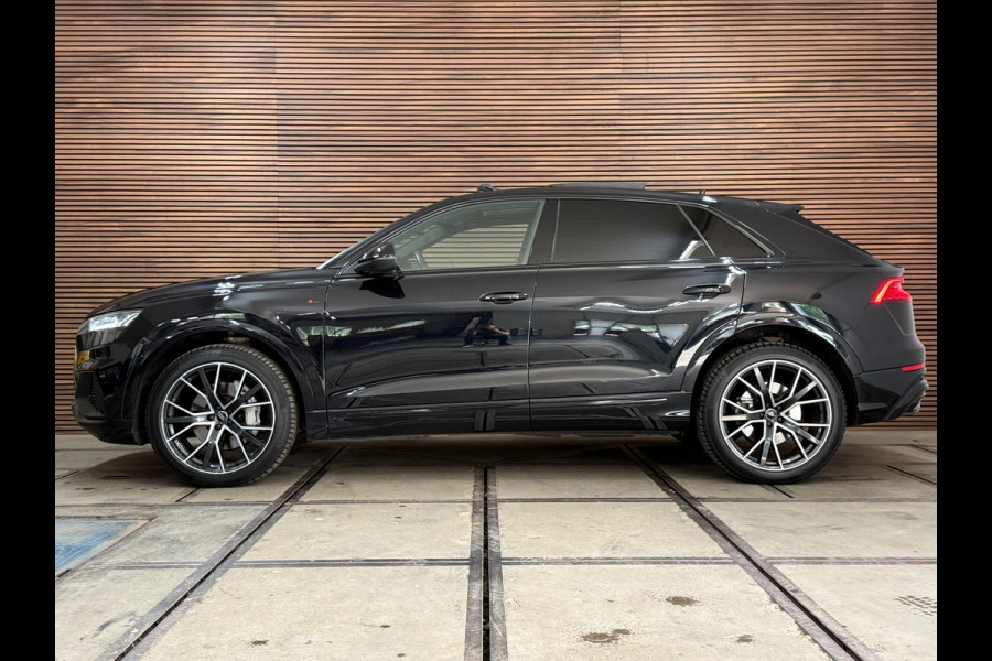 Audi Q8 55 TFSI quattro Pro Line Plus S Line |Black Pack | Luchtvering | PANO| Matrix-Led | 22INCH |BANG&OLUFSEN |TREKHAAK