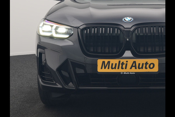 BMW iX3 M Sport High Executive 80 kWh 286pk Dealer O.H | Trekhaak Af Fabriek | Panodak | Laser LED | Head Up | Adaptive Cruise | 360 Camera | Lederen Sportstoelen Memory & Verwarmd | Harman / Kardon | Pilot Assist | Keyless | Blis | Apple Carplay | Navigatie | Virtual | DAB |