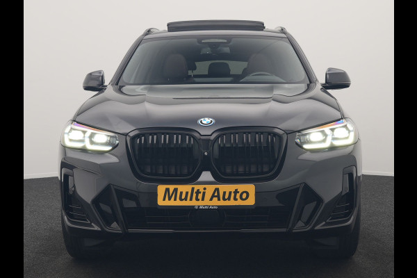 BMW iX3 M Sport High Executive 80 kWh 286pk Dealer O.H | Trekhaak Af Fabriek | Panodak | Laser LED | Head Up | Adaptive Cruise | 360 Camera | Lederen Sportstoelen Memory & Verwarmd | Harman / Kardon | Pilot Assist | Keyless | Blis | Apple Carplay | Navigatie | Virtual | DAB |